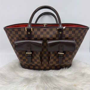 AUTHENTIC LOUIS VUITTON‎ DAMIER EBENE UZES TOTE
